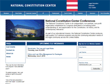 Tablet Screenshot of constitutionconferences.com